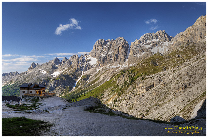 rifugio preuss in val di fassa